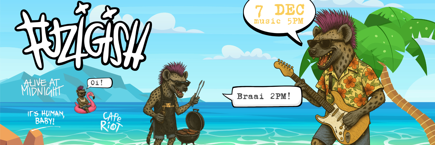 Fuzigish | Alive At Midnight | Cape Riot | It's Human, Baby!! @ ARMCHAIR