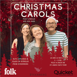 Carols with Luzelle and Band at Folk