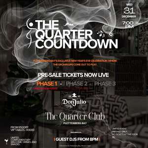 The Quarter NYE Countdown Party