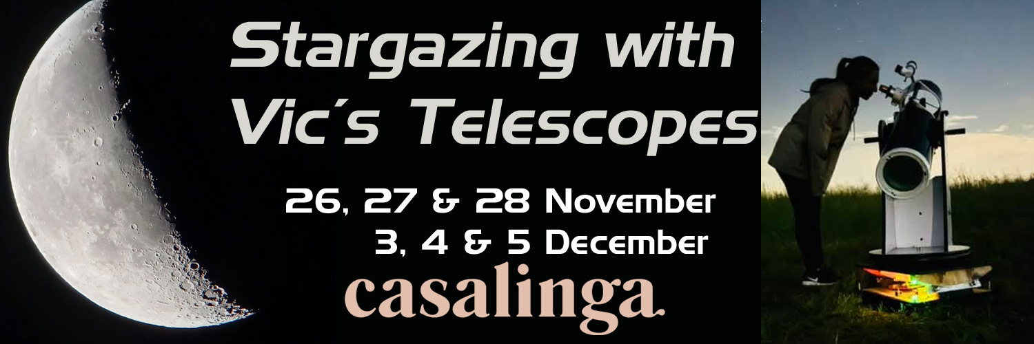 Stargazing with Vic's Telescopes @ Casalinga