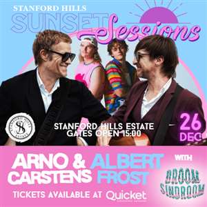 Stanford Hills Sunset Sessions: Arno Carstens, Albert Frost & Droomsindroom