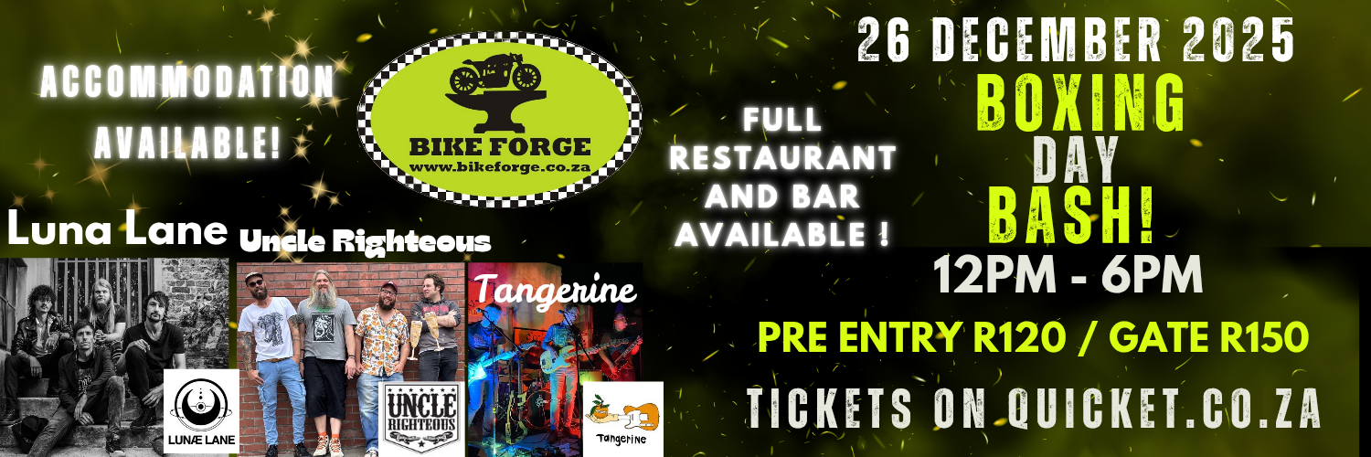 Boxing Day Bash 26 December 2025 at Bike Forge !