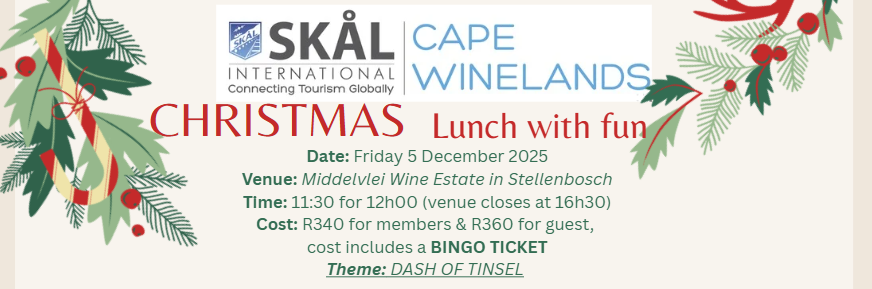 Skål International Cape Winelands Christmas Lunch