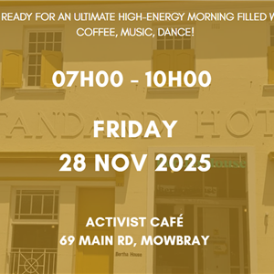 SA's COFFEE RAVE ACTIVIST CAFE