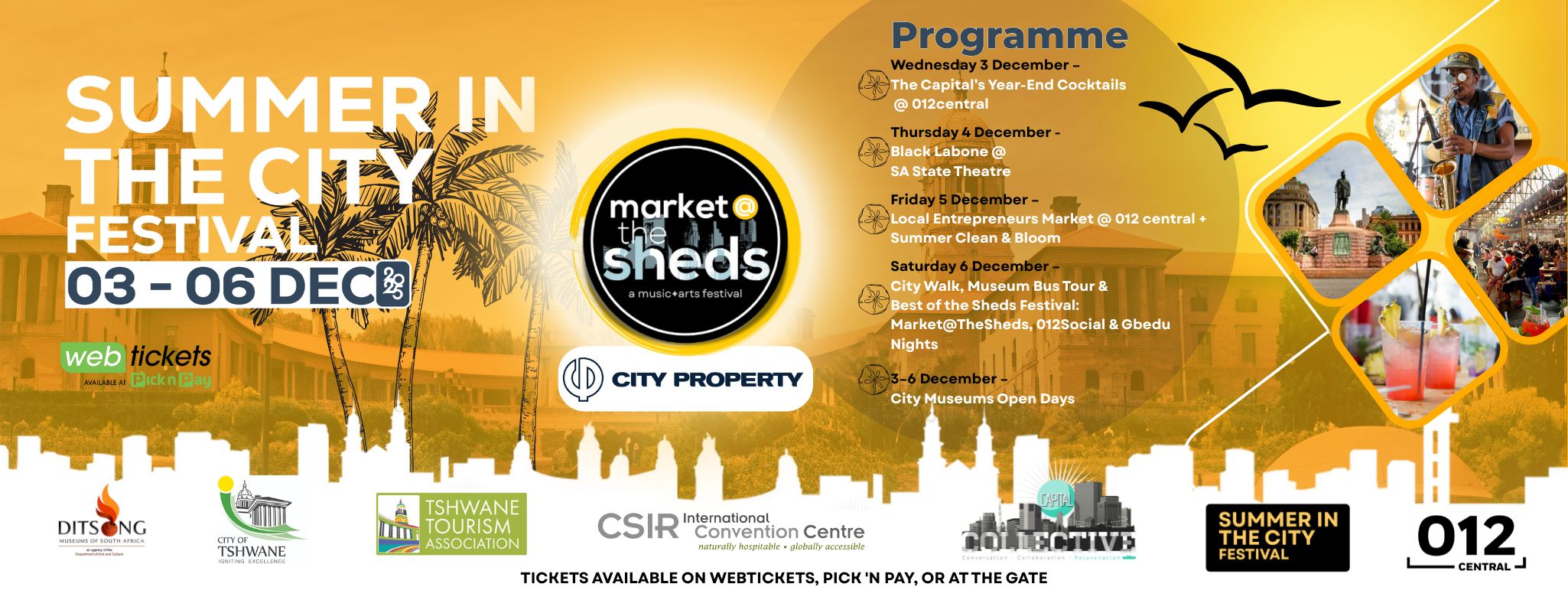 Market@TheSheds Summer in the City 5-6 December