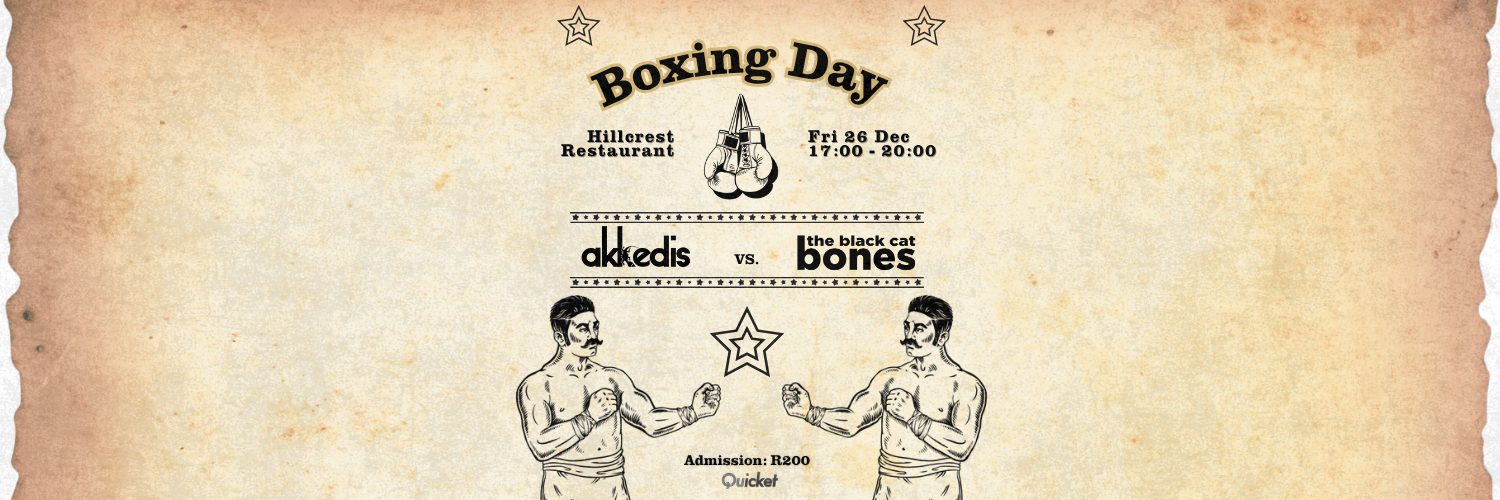 Boxing day with Black Cat Bones & Akkedis