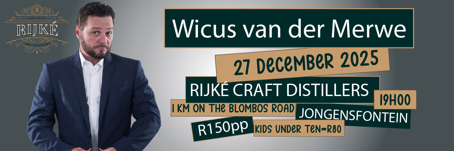 WICUS VAN DER MERWE LIVE @ RIJKE