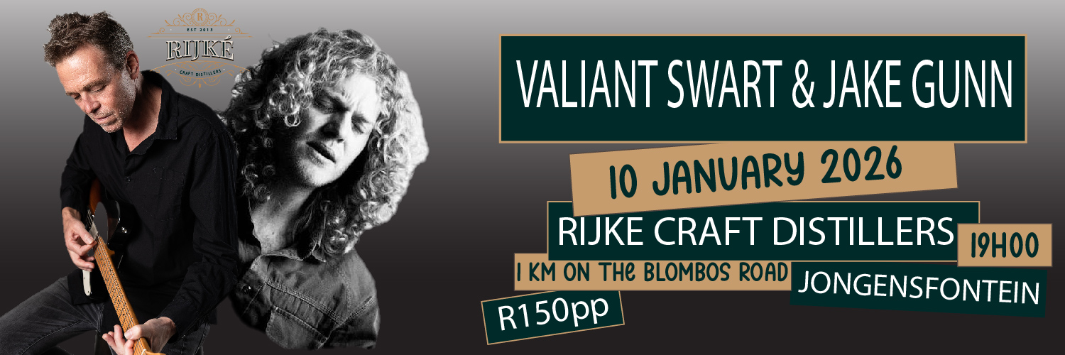 Valiant Swart and Jake Gunn live @ Rijke