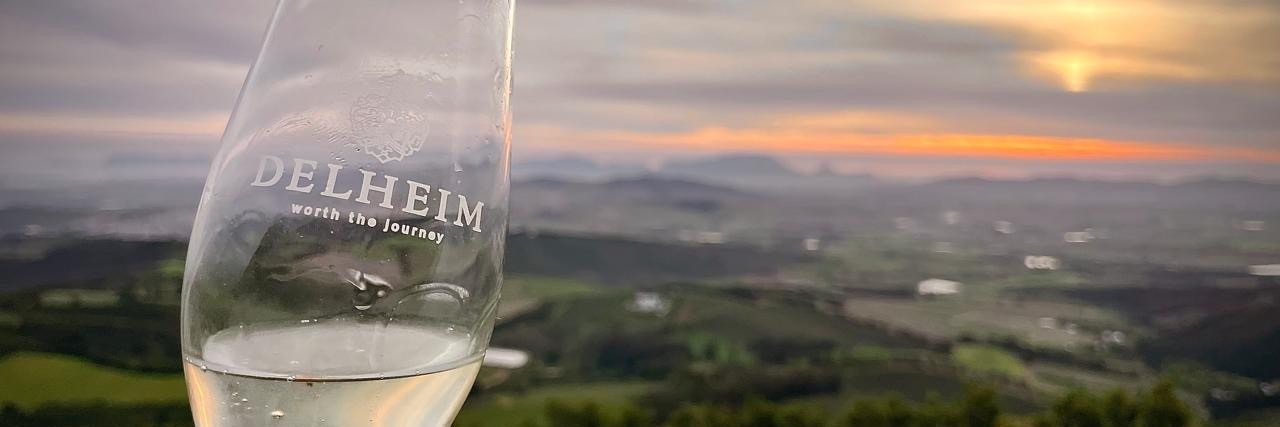 Sunset Harvest Table with Delheim