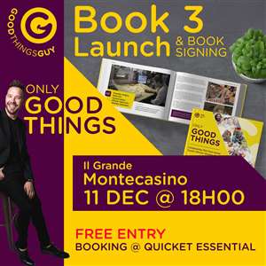 Only Good Things - Book Launch with Brent Lindeque