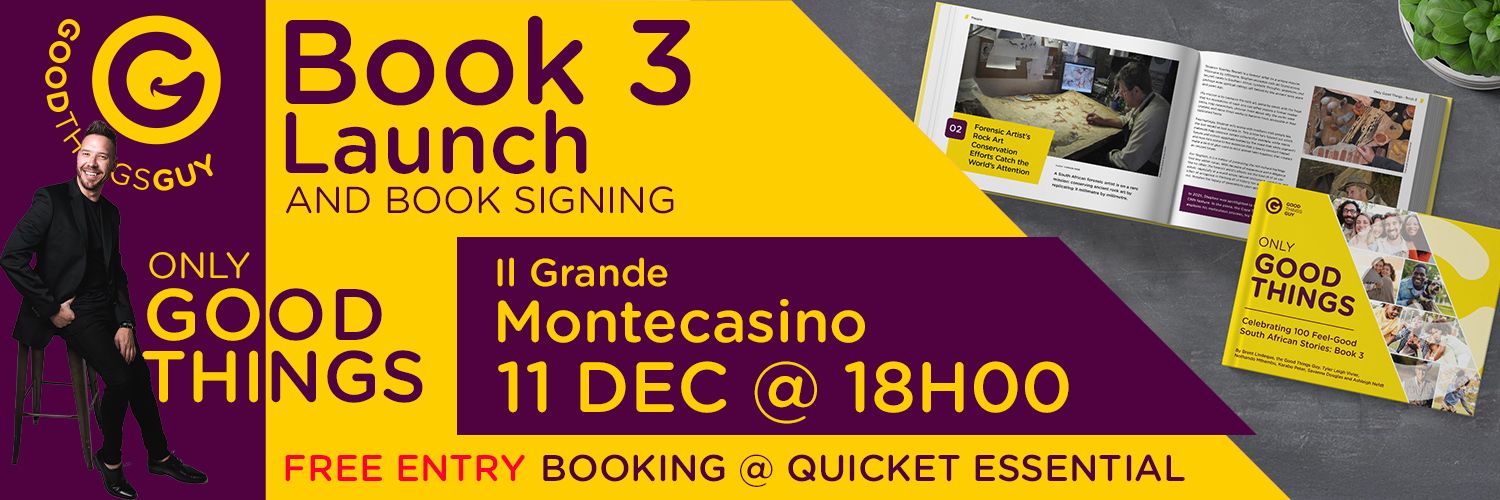 Only Good Things - Book Launch with Brent Lindeque