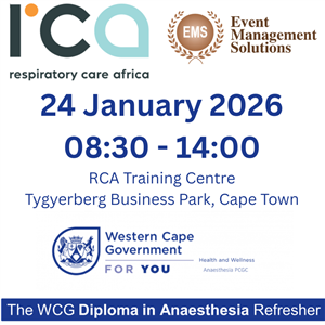 WCG Diploma in Anaesthetics Refresher, 24 January 2026