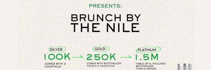 BRUNCH BY THE NILE
