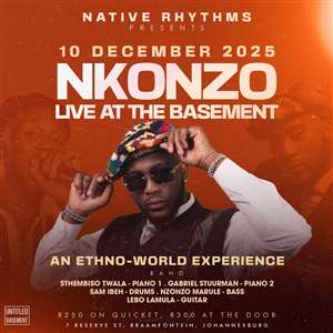 Native Rhythms Presents - Nkonzo Live at Untitled Basement an Ethno-World Experience.