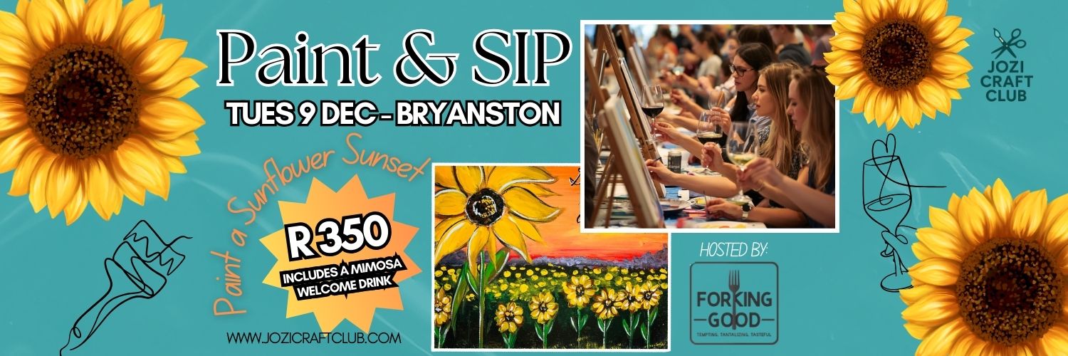 Paint & Sip - Bryanston - Sunflower Landscape Edition