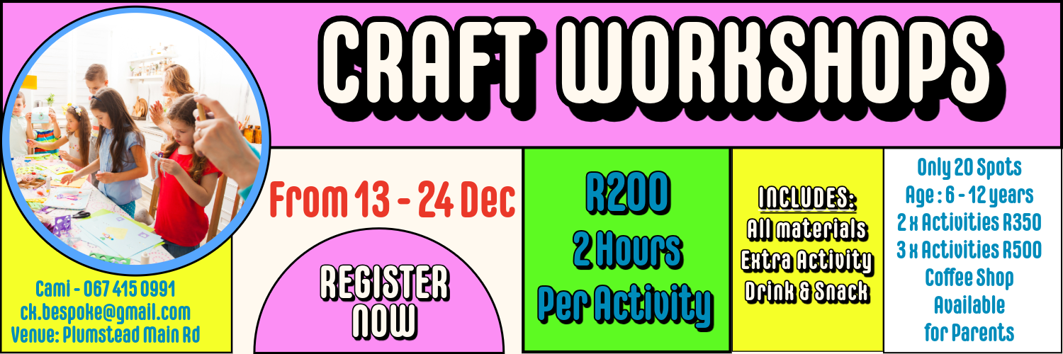 Kiddies Craft Workshops