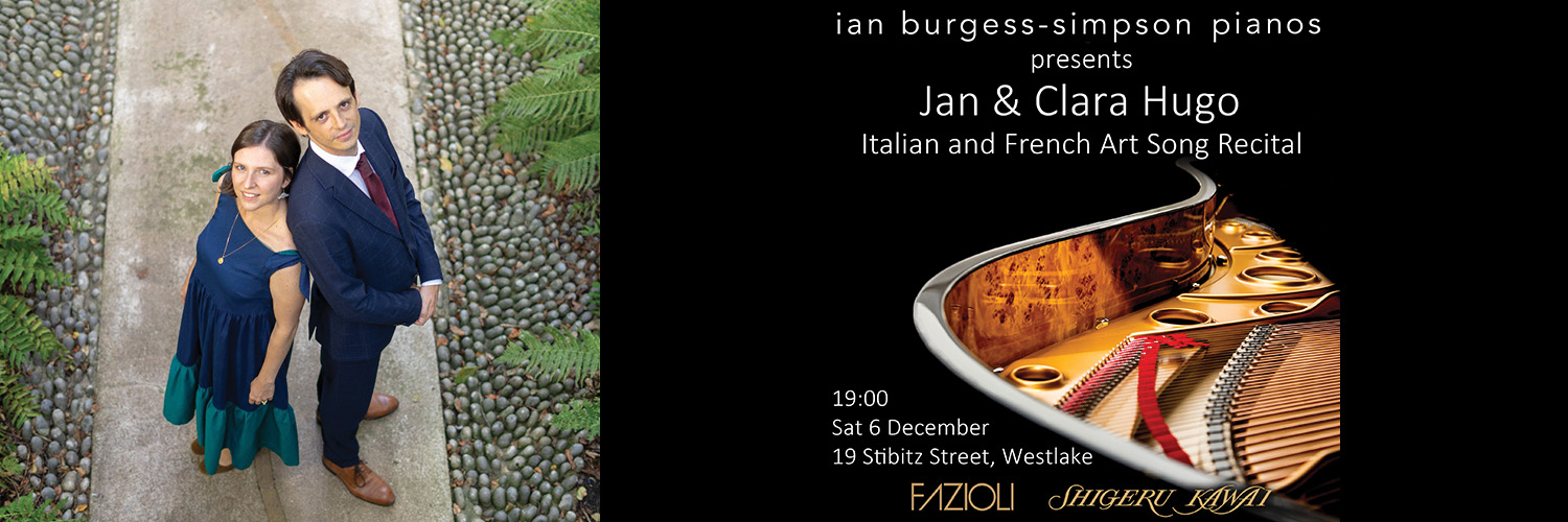 Jan and Clara Hugo: French and Italian Art Song Recital