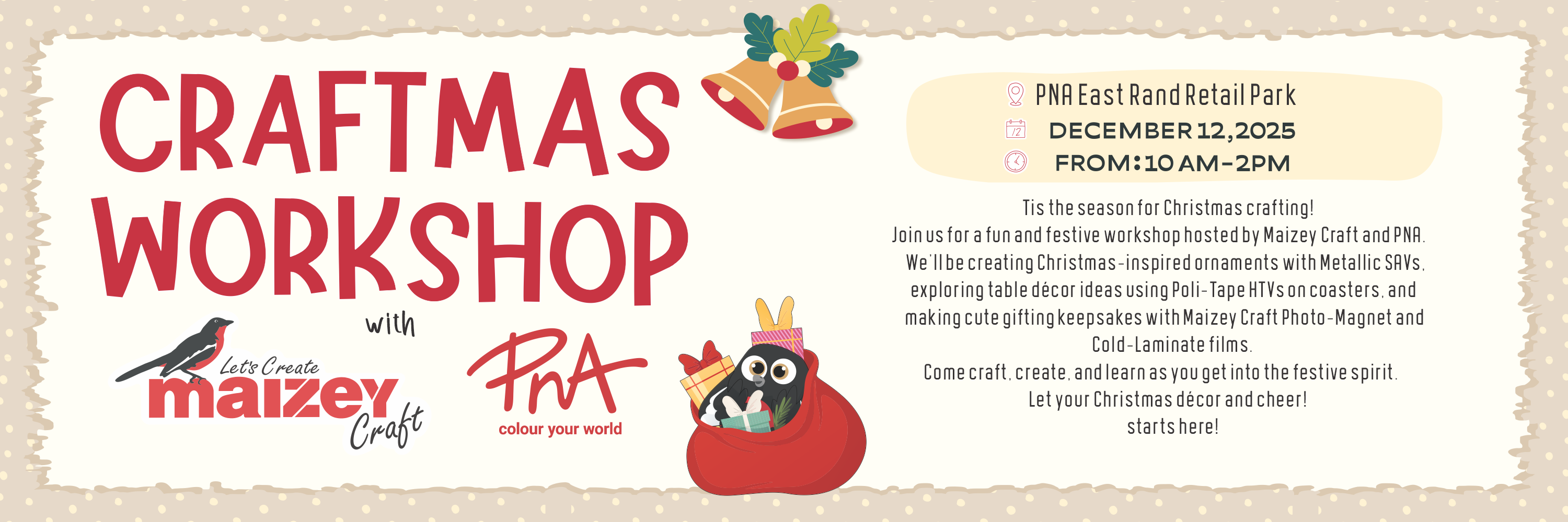 Craftmas Workshop X PNA