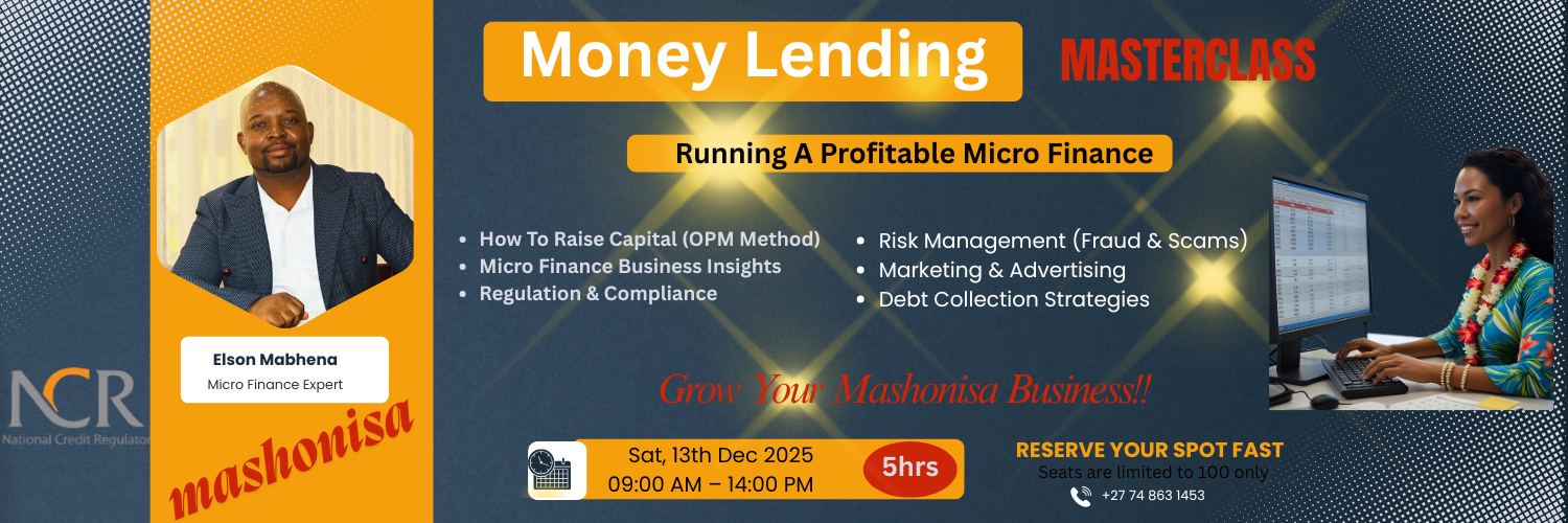Money Lending Business Masterclass (Mashonisa)