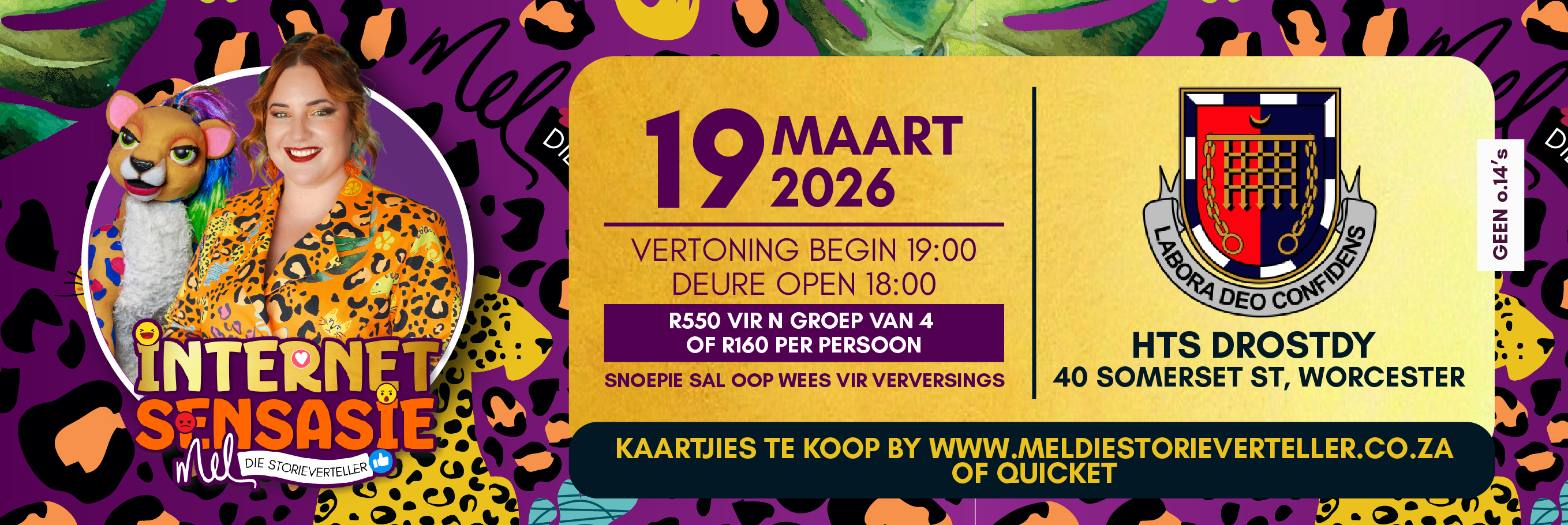 Mel die Storieverteller - HTS DROSTDY - Internet Sensasie