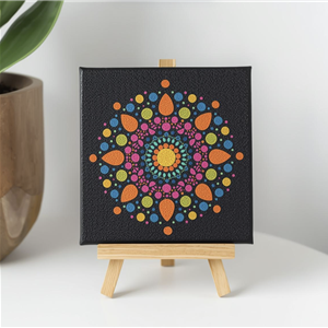 Dot Art Canvas Painting - Fri 12 Dec