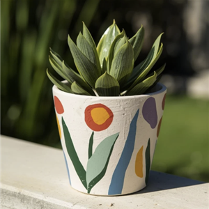 Paint a Pot Workshop - Botanical or Modern Pop Style - Sat 13 Dec