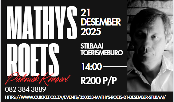 Mathys Roets | 21 Desember | Stilbaai