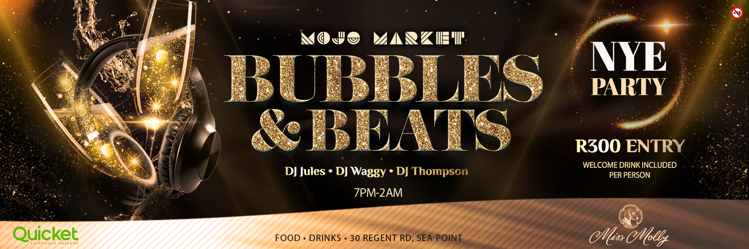 Mojo's BUBBLES & BEATS NYE Party