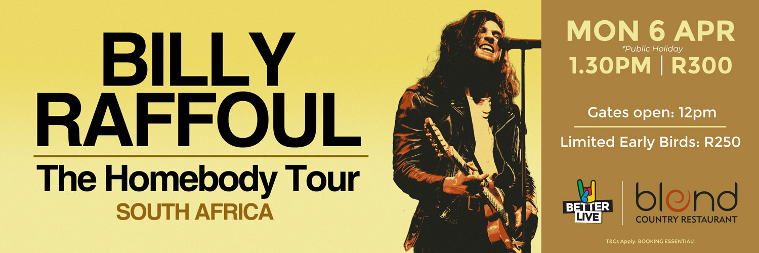 Billy Raffoul live in Knysna