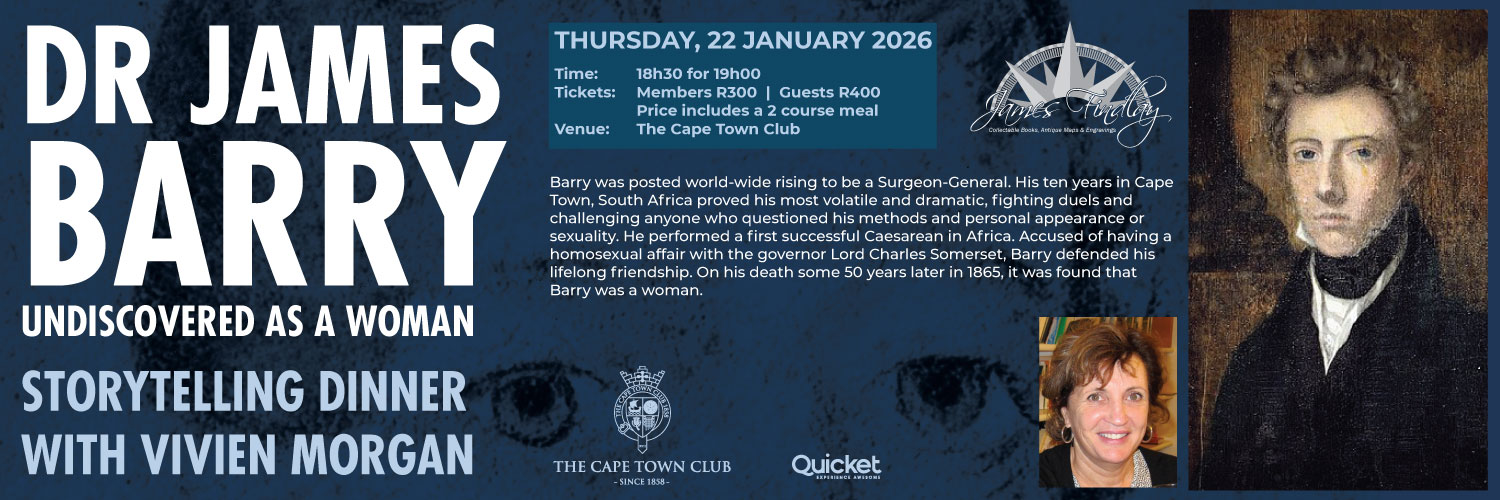 Dr. James Barry - Storytelling Dinner with Vivien Morgan