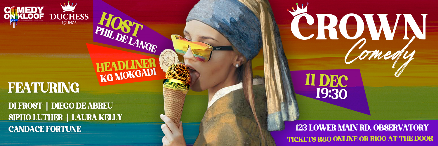 Crown Comedy @Duchess Lounge 11 Dec