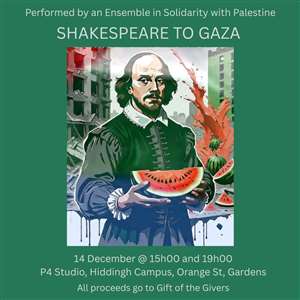 Shakespeare to Gaza