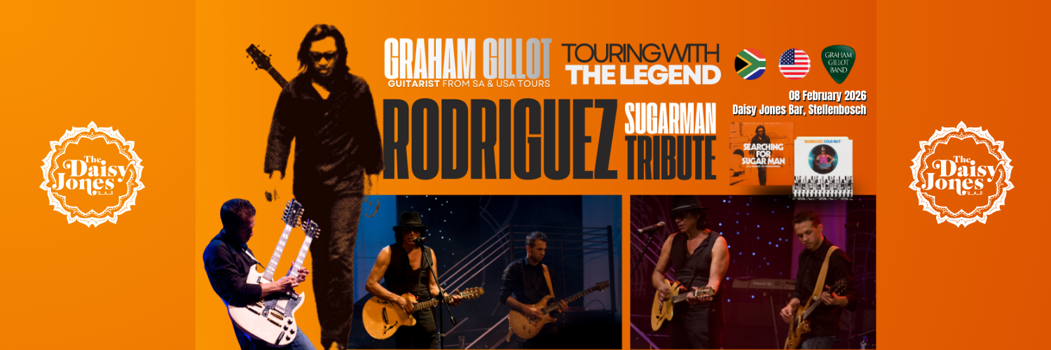 Touring with the Legend: A Rodriguez Sugarman Tribute Show - LIVE at Daisy Jones Bar, Stellenbosch
