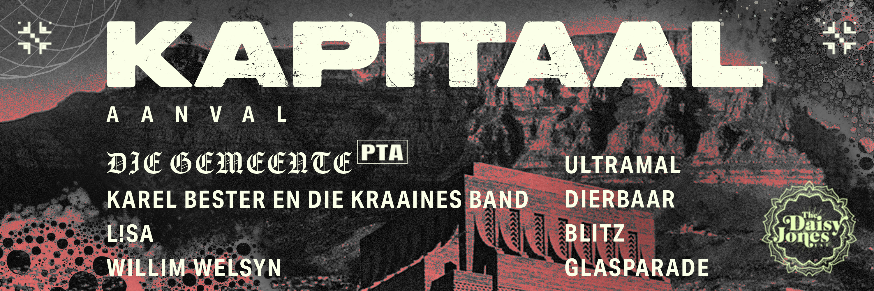 Kapitaal Aanval [Die Gemeente, Karel Bester & Die Kraaines Band, L!sa, Willim Welsyn, & meer] - LIVE at Daisy Jones Stellenbosch