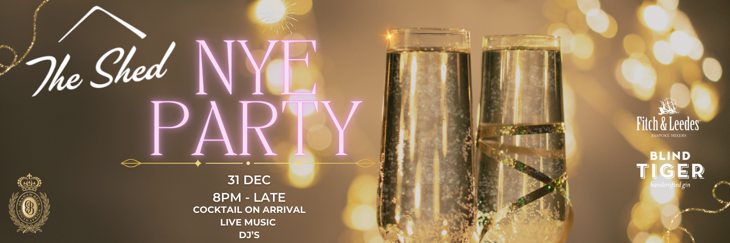 NYE PARTY AT THE SHED - MUIZENBERG 2025 / 2026