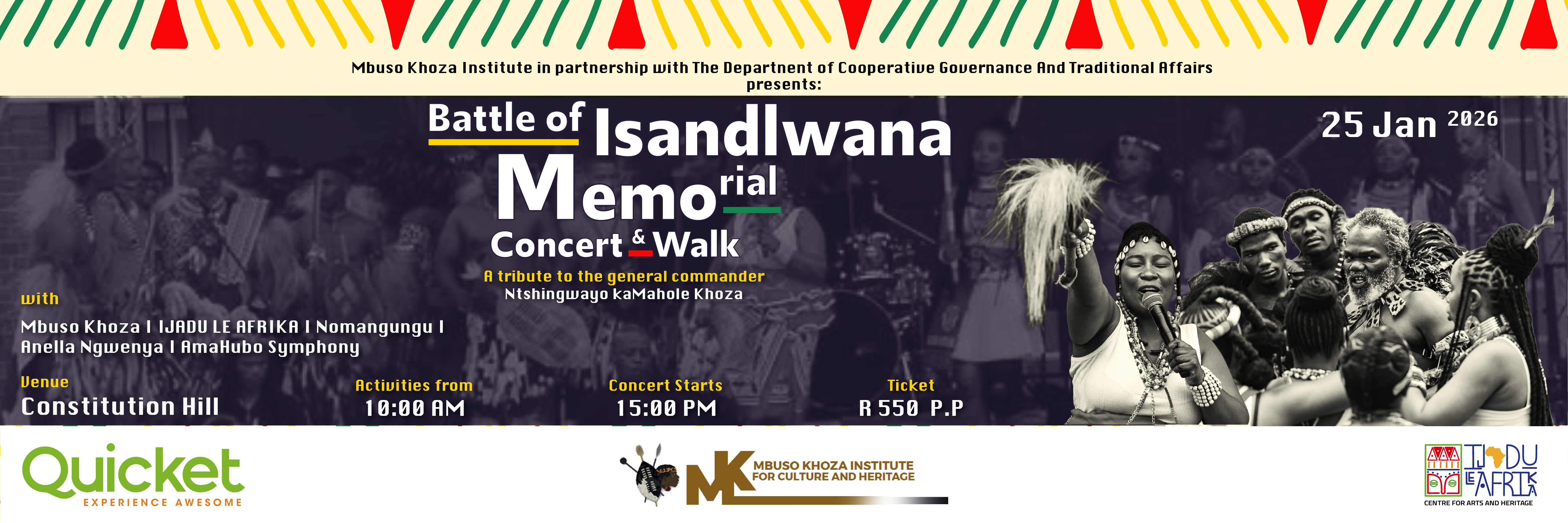 Battle Of ISandlwana Memorial Concert And Walk