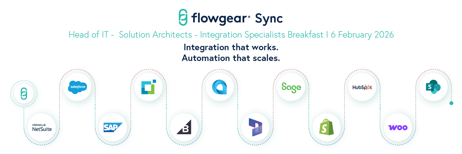 Flowgear Sync Breakfast: Head of IT - Solution Architects - Integration Specialists