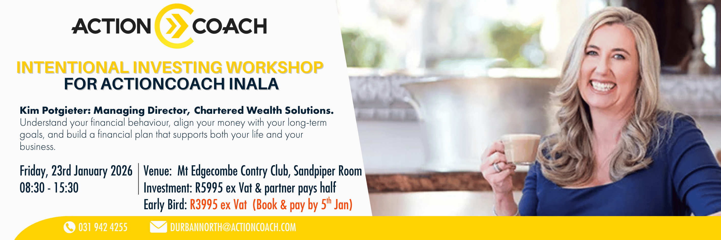Intentional Investing Workshop for ActionCOACH iNala