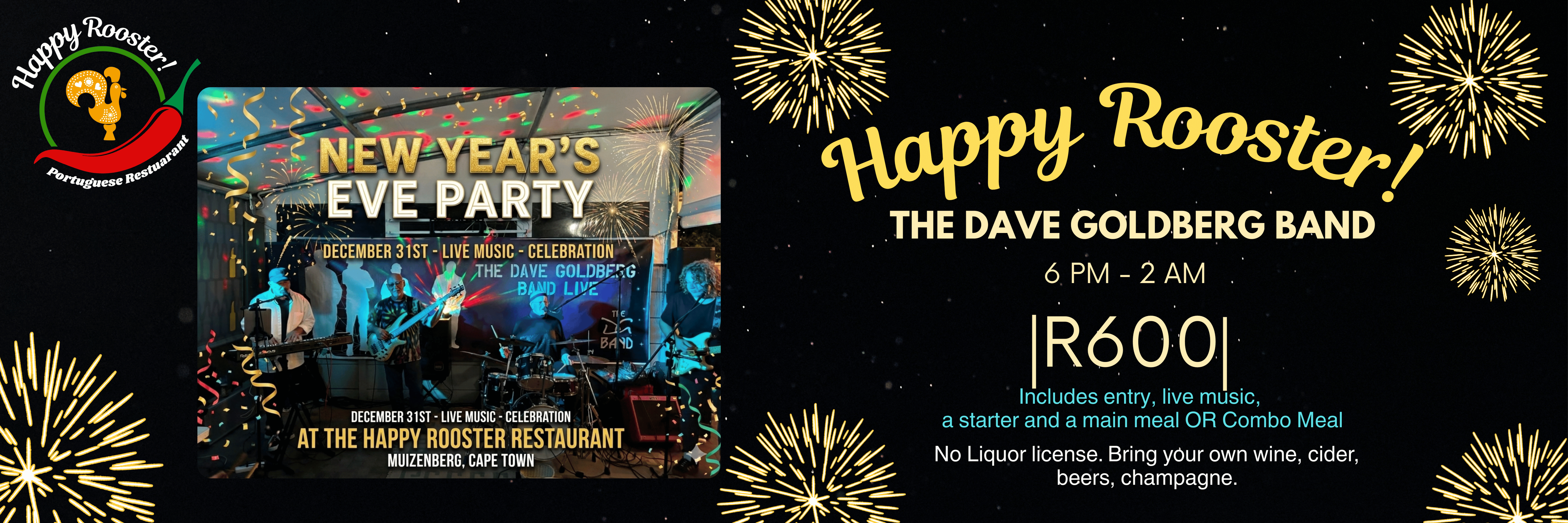 Happy Rooster New Year's Eve Party