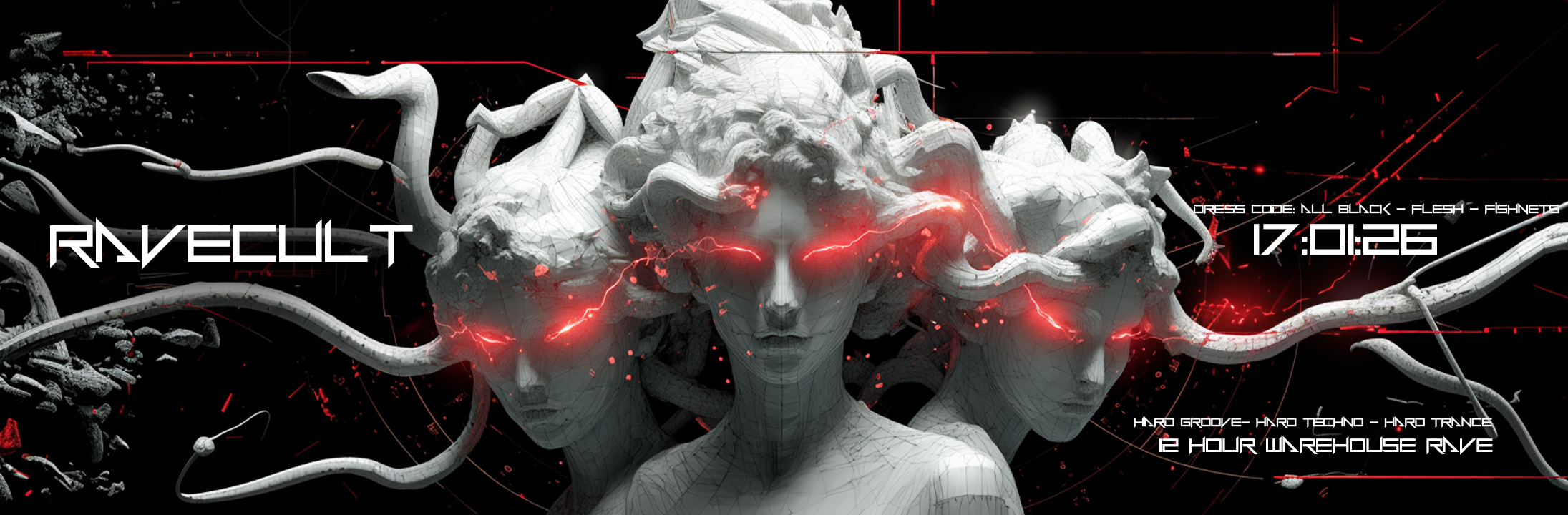 RaveCult - 12 Hour Warehouse Rave - The Bunker - 17 Jan - Book Now