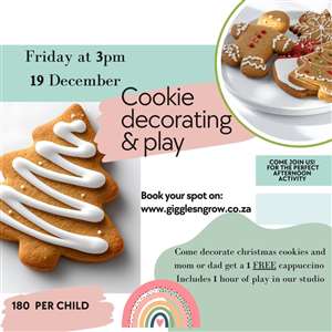 Cookie decorating and play