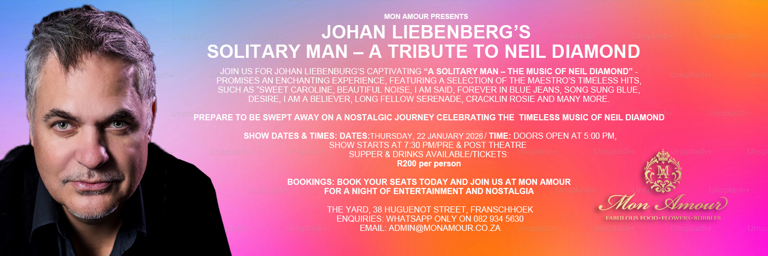 Johan Liebenberg's Solitary Man - A Tribute to Neil Diamond