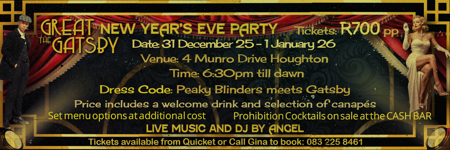 THE GREAT GATSBY - NEW YEAR'S EVE PARTY