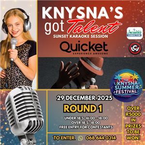 Knysna's got Talent - Karaoke Competition - Round 1 at The Knysna Summer Festival