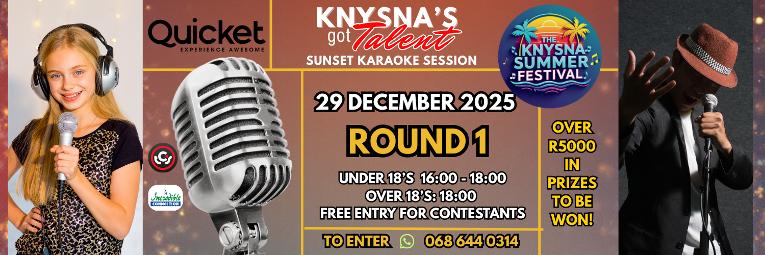 Knysna's got Talent - Karaoke Competition - Round 1 at The Knysna Summer Festival