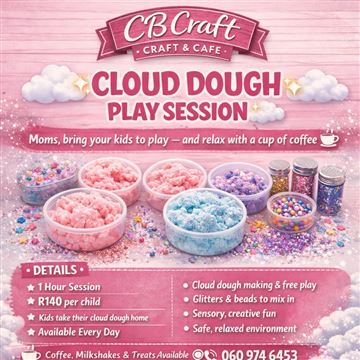 Cloud dough making photo 1