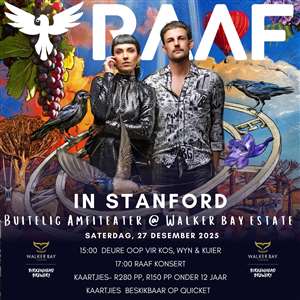 RAAF @ Stanford, Walker Bay Estate