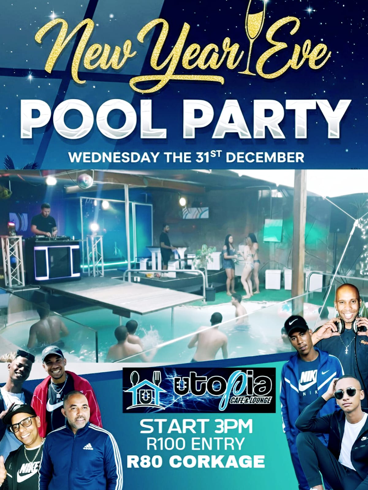 New years eve pool party