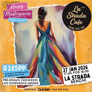Messy Masterpieces Paint Night @ La Strada Cafe