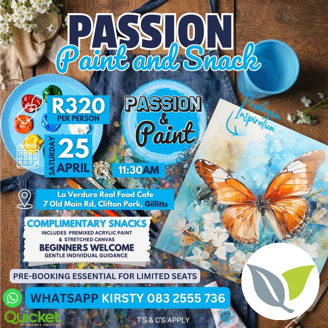 Passion Paint and Snack - Butterfly